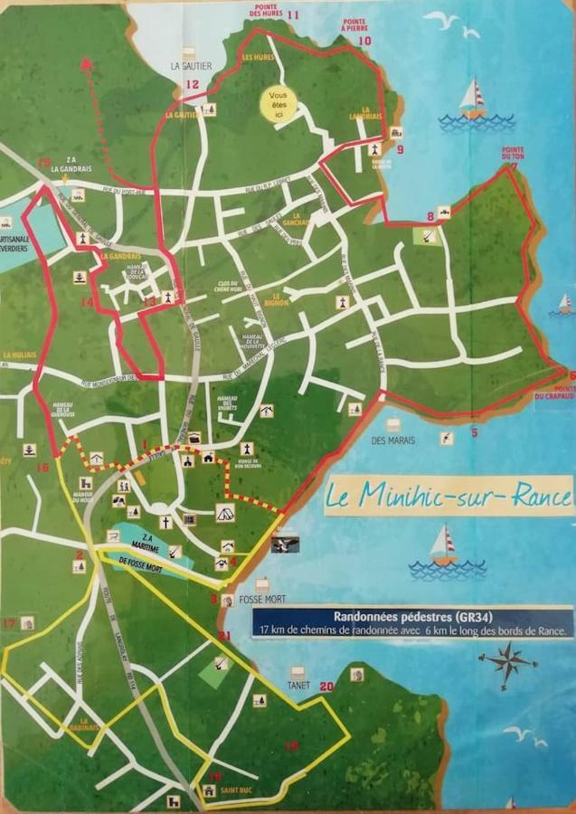 Les Rochettes - Pensez A Apporter Vos Draps ! Willa Le Minihic-sur-Rance Zewnętrze zdjęcie